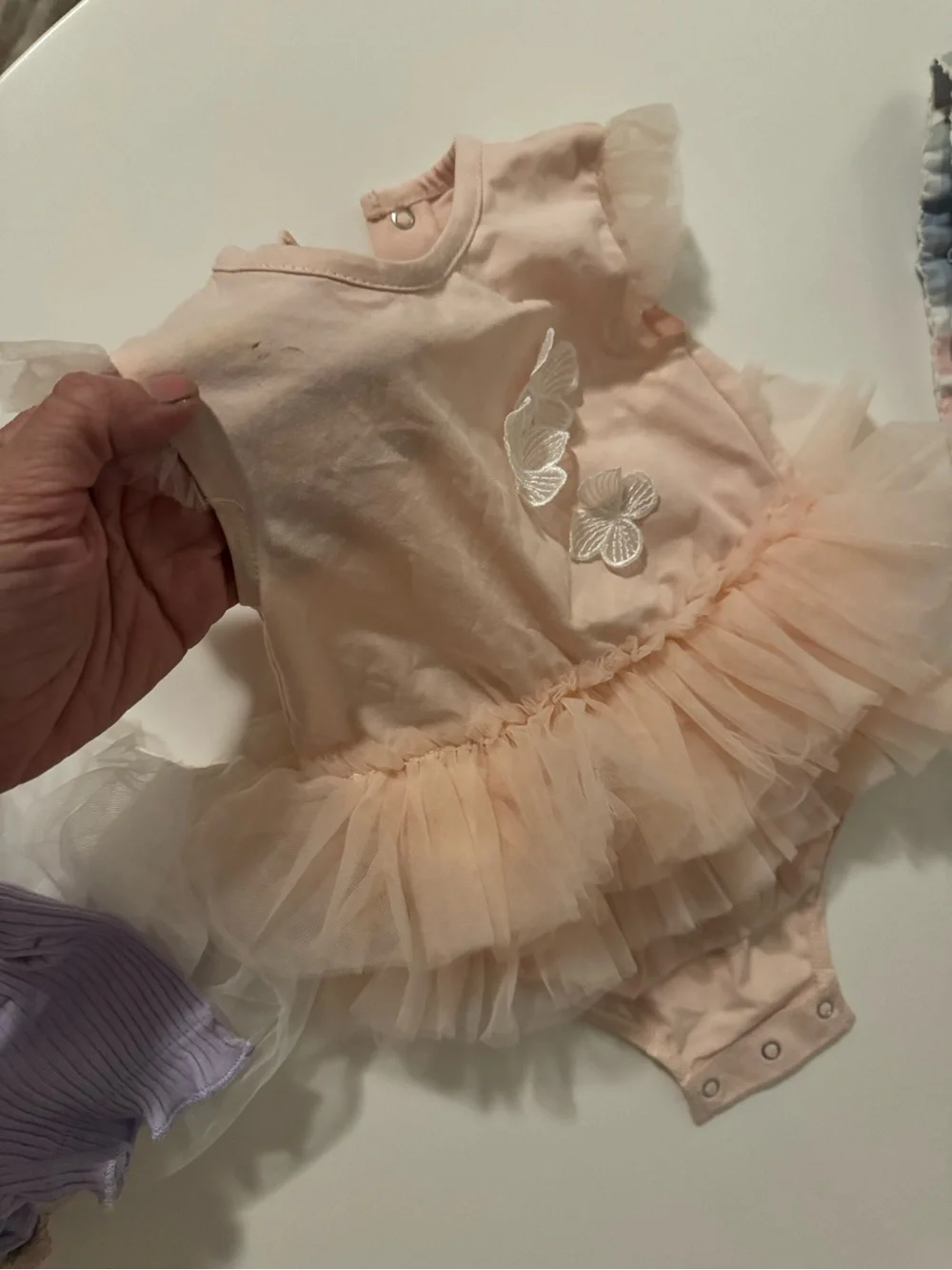 Baby Girl Pastel Dress Trío Lot of 3